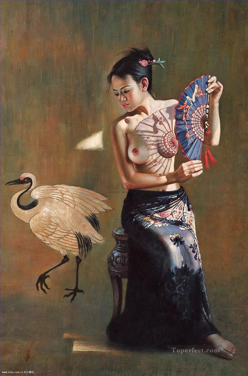 Guan ZEJU 22 Chinese girl nude Oil Paintings